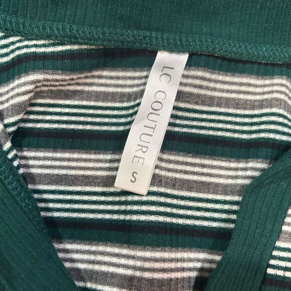 LC Couture Womens Small Green Long Sleeve Shirt - Picture 3 of 4